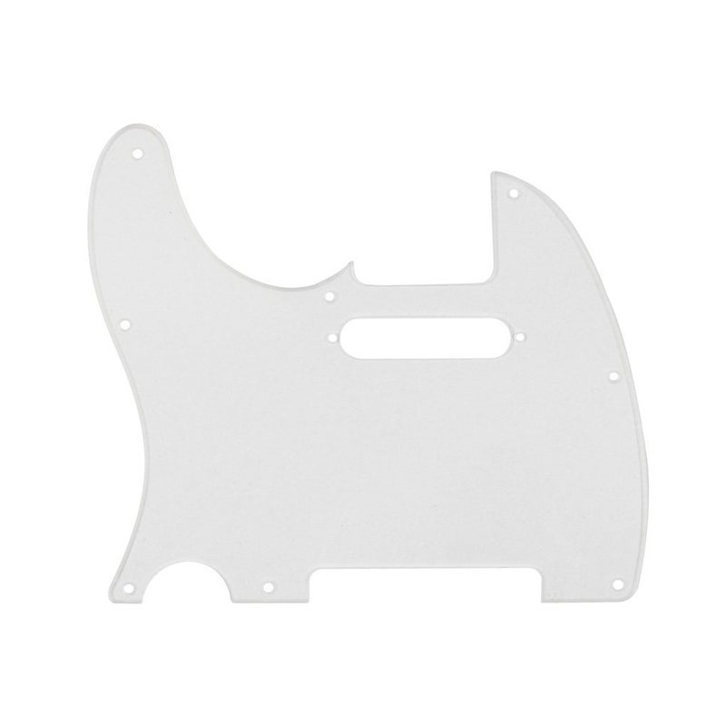 FLEOR 8 Hole TL Pickguard Scratch Plate with Pickguard Screws Set Fit USA/MX Standard TL Style Pickguard Replacement, 1Ply Transparent - Image 3
